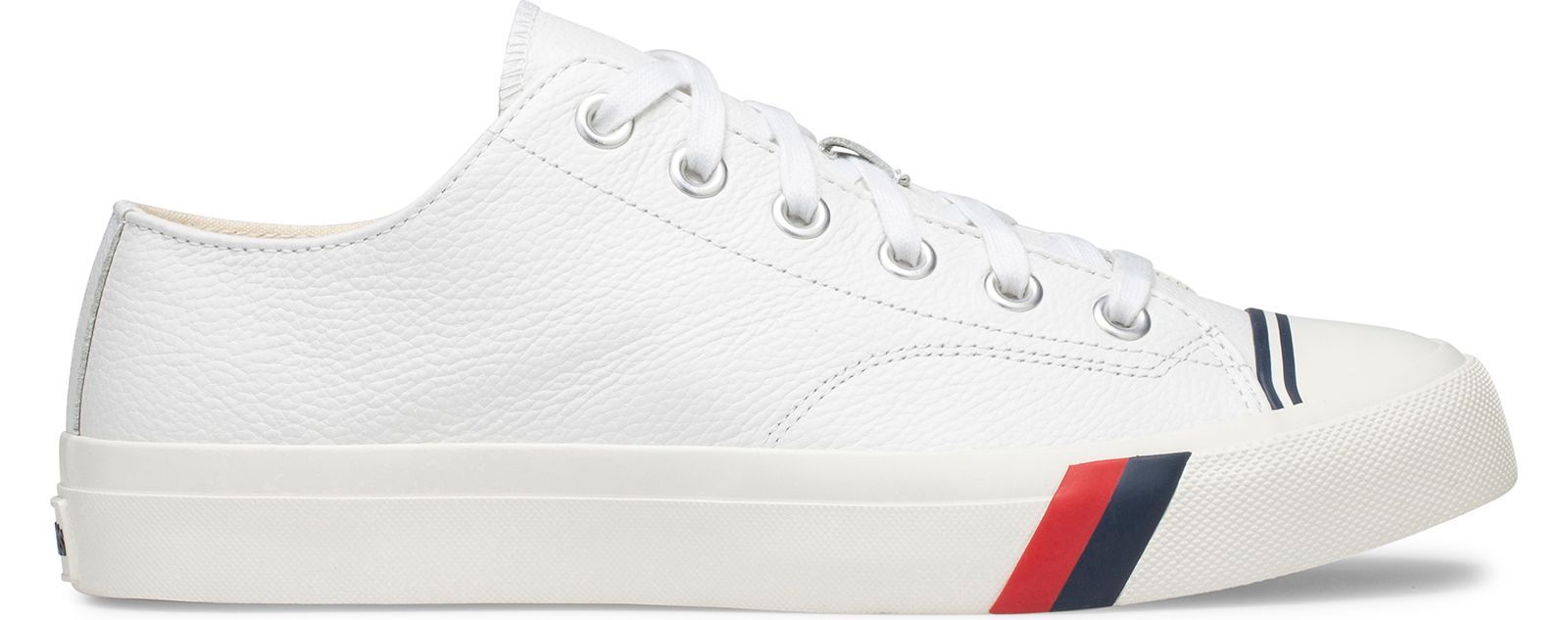 Keds Royal Lo Klassiska Läder Vita | 0479ZETSK