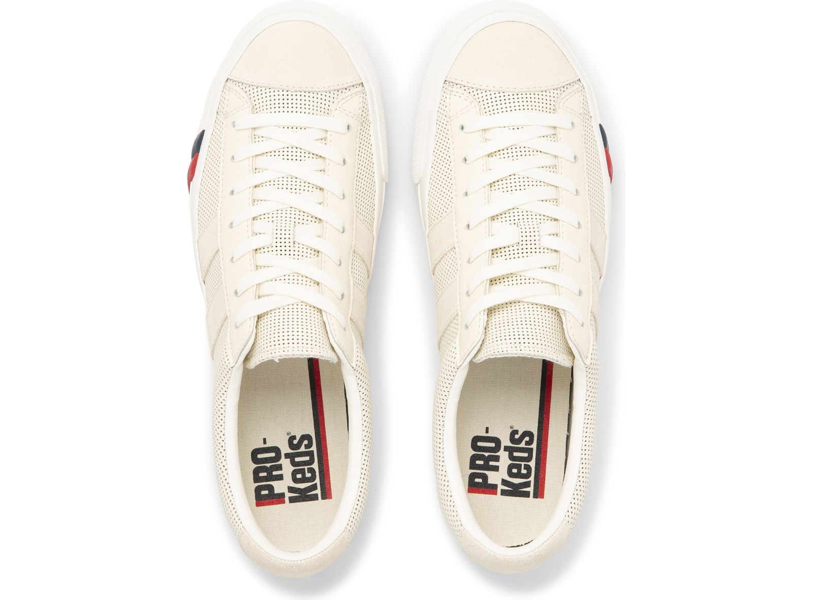 Keds Royal Plus Perf Läder Grädde | 6725GZTUS