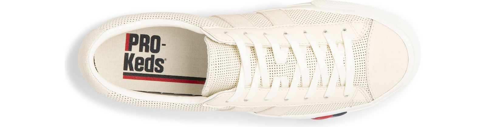 Keds Royal Plus Perf Läder Grädde | 6725GZTUS