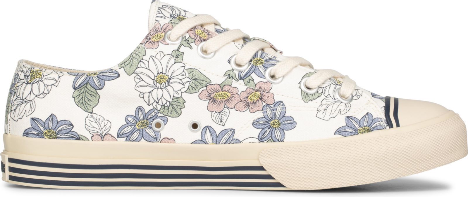 Keds Super Recycled Canvas Floral Print Grädde | 8503SLHXD