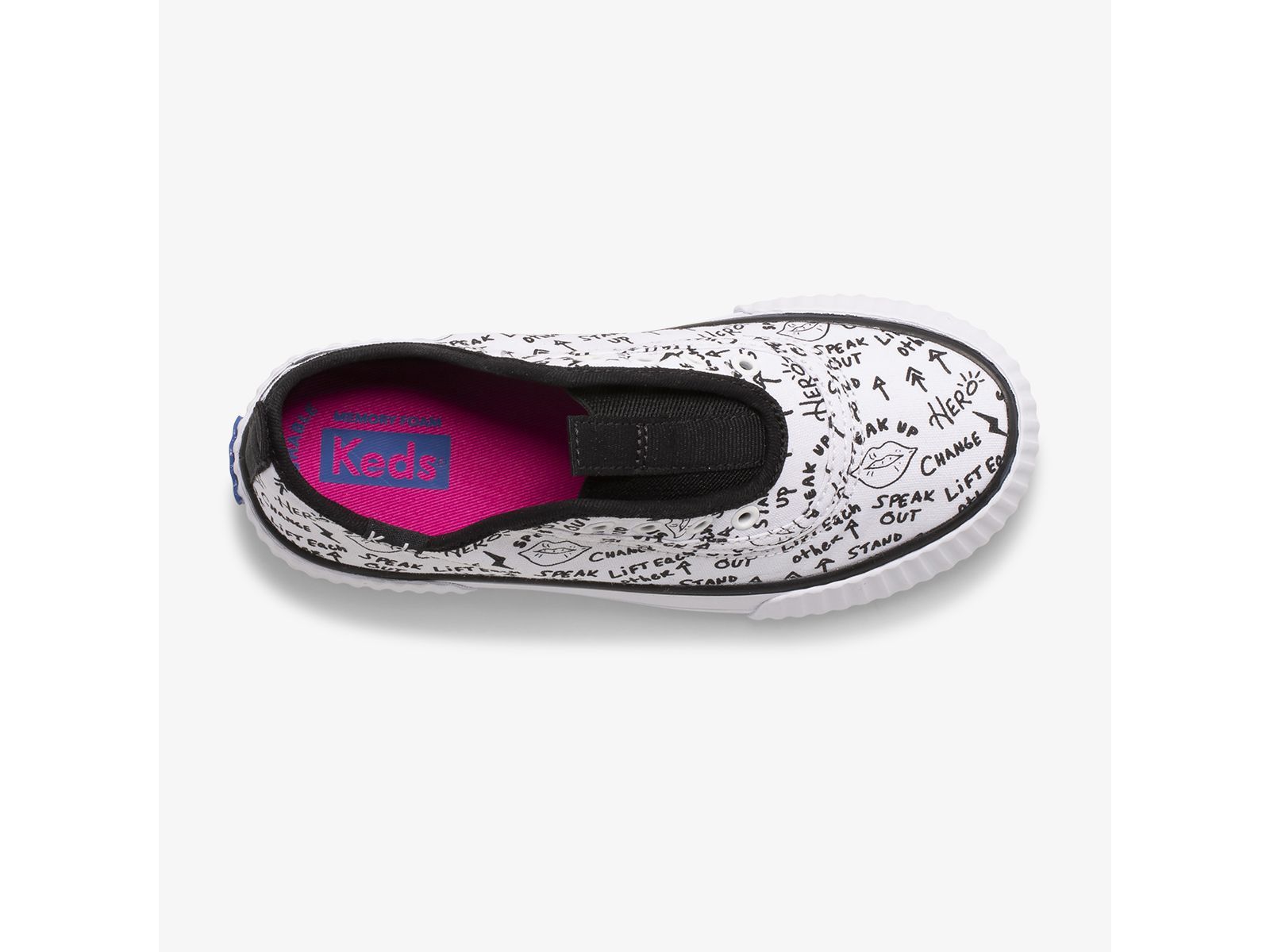 Keds Topkick Washable Slip-on Vita Svarta | 4679AFIPB