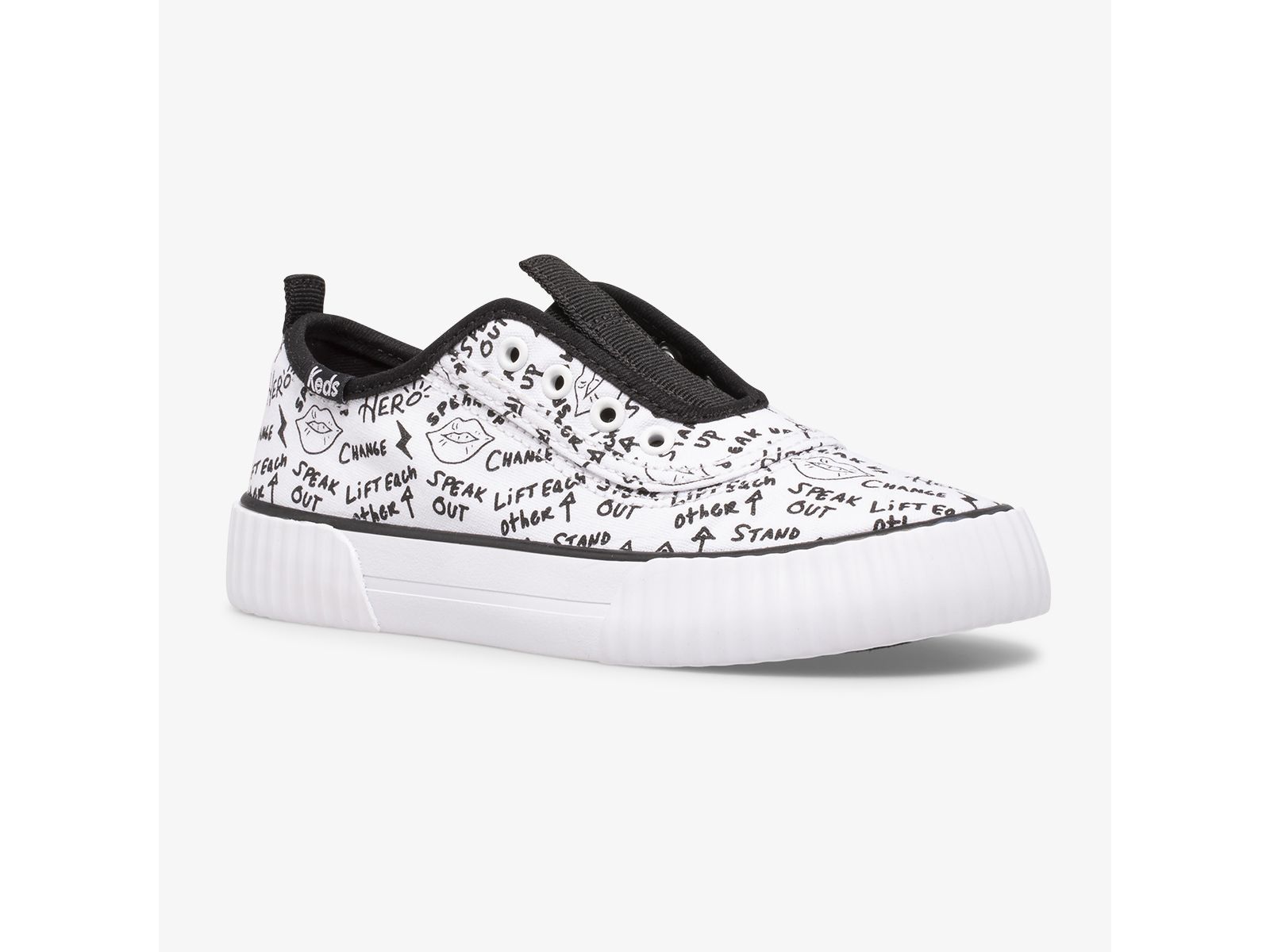 Keds Topkick Washable Slip-on Vita Svarta | 4679AFIPB