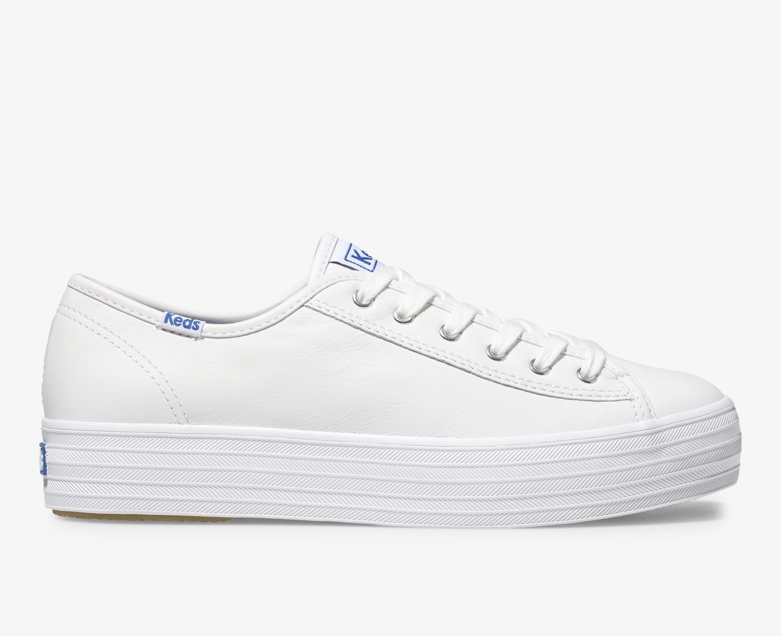 Keds Triple Kick Läder Vita | 9105RHBZN