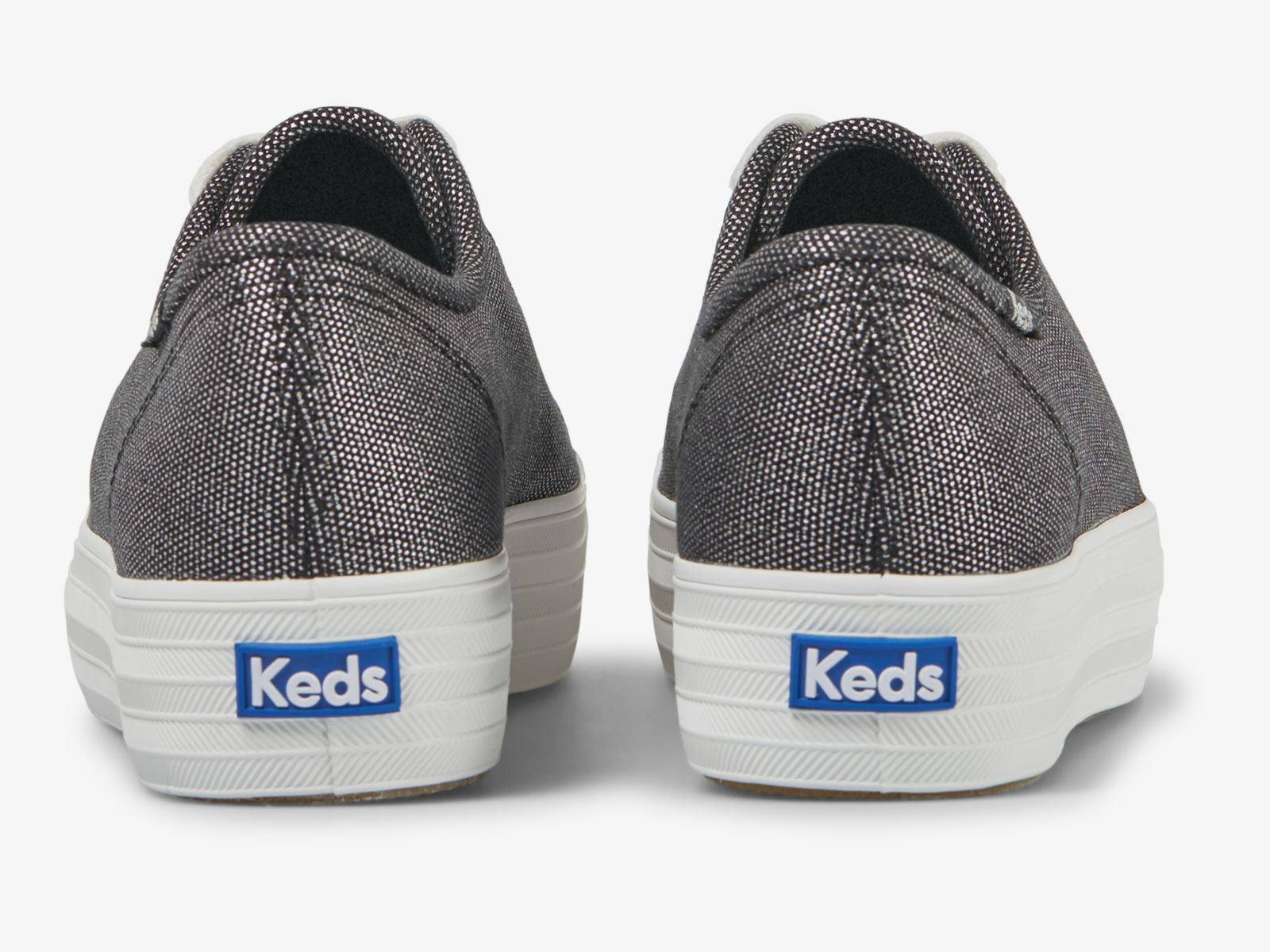 Keds Triple Kick Metallic Blå Grå | 9870GHBYJ