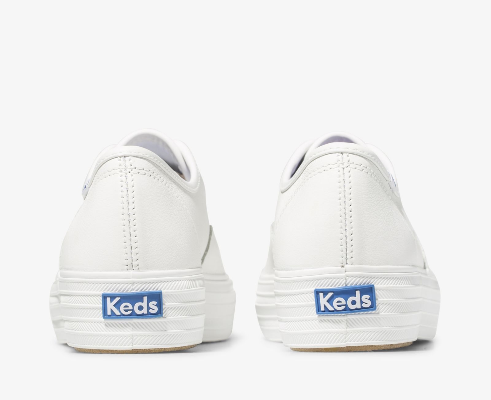 Keds Triple Läder Vita | 4760LKSJF