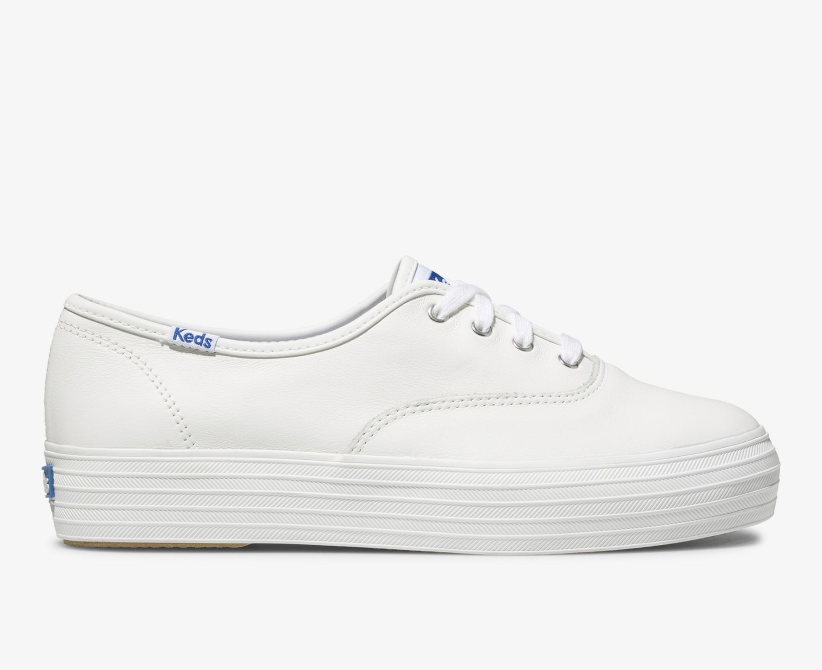 Keds Triple Läder Vita | 4760LKSJF