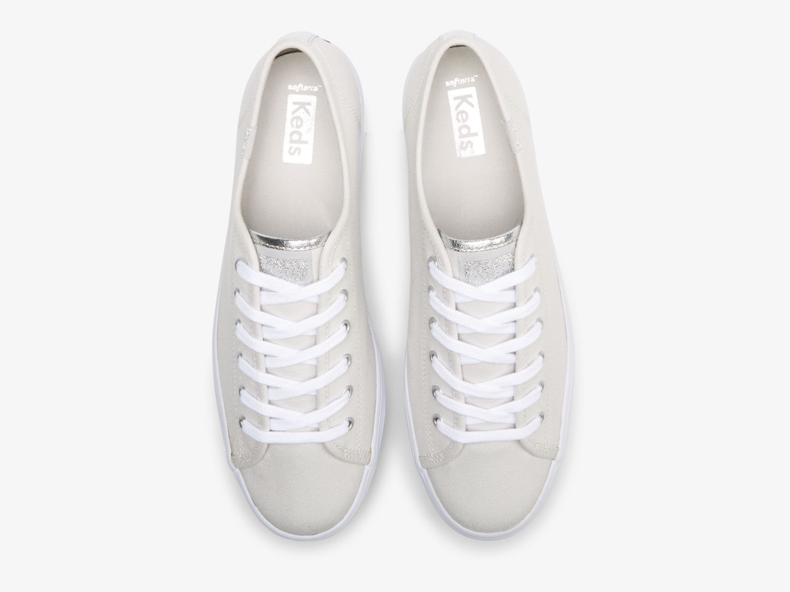 Keds Triple Up Canvas Grå Silver | 3814NVMPQ