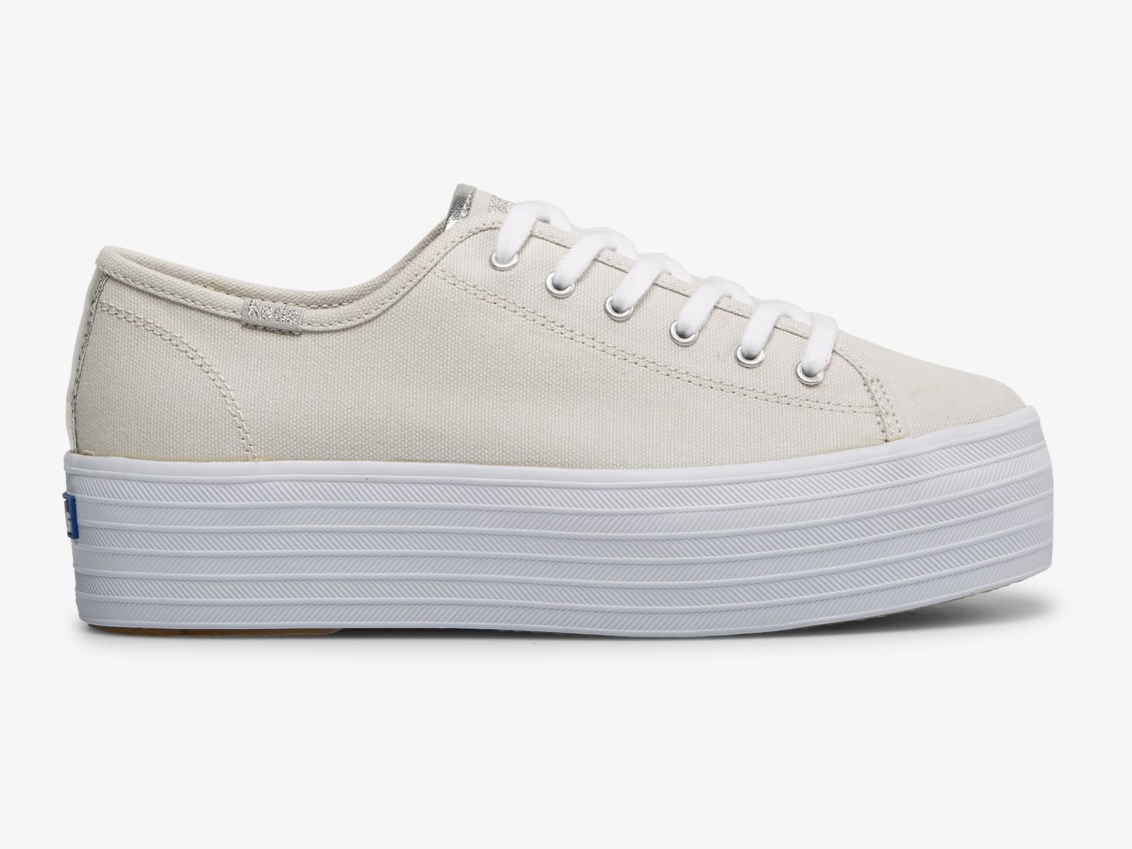 Keds Triple Up Canvas Grå Silver | 3814NVMPQ