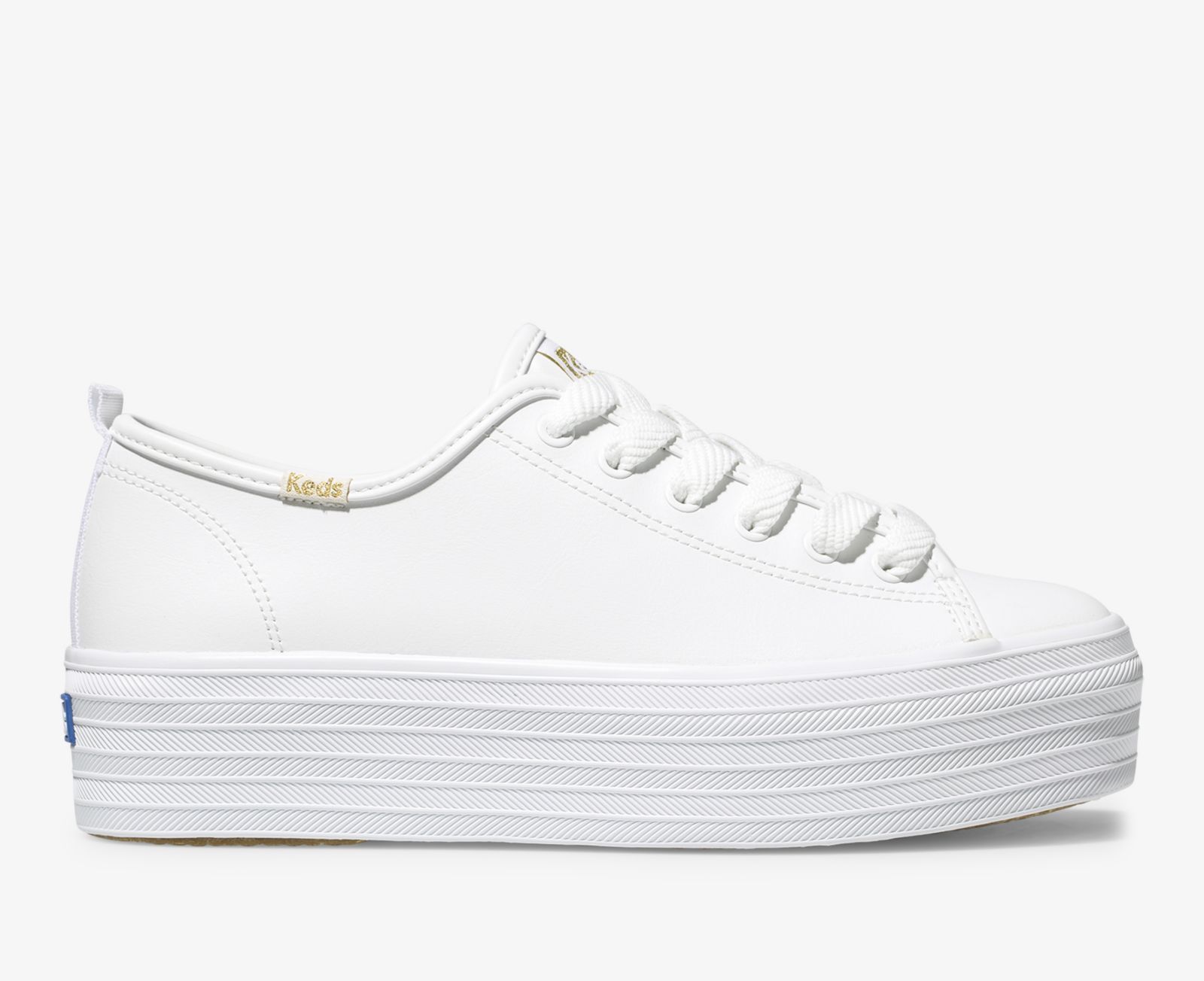 Keds Triple Up Läder Vita | 7852HCYLI